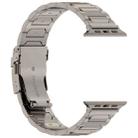 For Apple Watch Series 5 44mm I-Shaped Titanium Metal Watch Band(Titanium) - 3