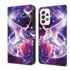 For OPPO A16/A16s/A54s/A54 4G/A55 5G Crystal Painted Leather Phone case(Unicorn) - 1