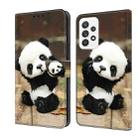 For OPPO A54 5G/A74 5G Crystal Painted Leather Phone case(Panda) - 1