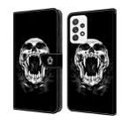 For OPPO A94 5G/A95 5G Crystal Painted Leather Phone case(Skull) - 1