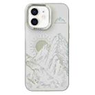 For iPhone 11 2 in 1 Aurora Electroplating Frame Phone Case(Sunrise White) - 1