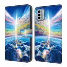 For Nokia G22 Crystal Painted Leather Phone case(Colorful Sky) - 1