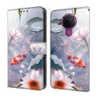 For Nokia 3.4/5.4 Crystal Painted Leather Phone case(Koi) - 1