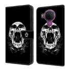 For Nokia 3.4/5.4 Crystal Painted Leather Phone case(Skull) - 1
