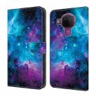 For Nokia 3.4/5.4 Crystal Painted Leather Phone case(Starry Sky) - 1