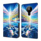 For Nokia 5.3 Crystal Painted Leather Phone case(Colorful Sky) - 1