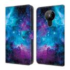 For Nokia 5.3 Crystal Painted Leather Phone case(Starry Sky) - 1