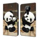 For Nokia 5.3 Crystal Painted Leather Phone case(Panda) - 1