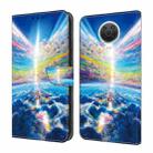 For Nokia G20 Crystal Painted Leather Phone case(Colorful Sky) - 1