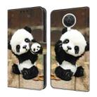 For Nokia G20 Crystal Painted Leather Phone case(Panda) - 1