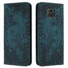 For Xiaomi Redmi Note 9 Pro / Note 9 Pro Max Retro Elephant Embossed Leather Phone Case(Green) - 1
