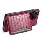 For Huawei Pura 80 Pro / 80 Pro+ 5G Crocodile Texture Card Bag Design Full Coverage Phone Case(Red) - 3