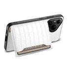 For Huawei Pura 80 Pro / 80 Pro+ 5G Crocodile Texture Card Bag Design Full Coverage Phone Case(White) - 3