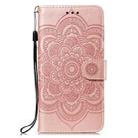 For Motorola Edge 40 Sun Mandala Embossing Pattern Phone Leather Case(Rose Gold) - 2