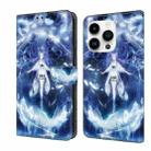 For iPhone 15 Pro Crystal Painted Leather Phone case(Magic Fairy) - 1