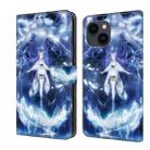 For iPhone 14 Plus/15 Plus Crystal Painted Leather Phone case(Magic Fairy) - 1