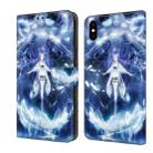 For iPhone XS Max Crystal Painted Leather Phone case(Magic Fairy) - 1
