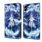 For iPhone XR Crystal Painted Leather Phone case(Magic Fairy) - 1