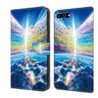 For iPhone 8 Plus/7 Plus Crystal Painted Leather Phone case(Colorful Sky) - 1