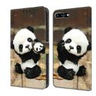 For iPhone SE 2022/2020/8/7 Crystal Painted Leather Phone case(Panda) - 1