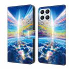 For Honor X8 4G Crystal Painted Leather Phone case(Colorful Sky) - 1