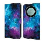 For Honor Magic5 Lite/X40 Crystal Painted Leather Phone case(Starry Sky) - 1