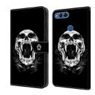 For Honor 9 Lite Crystal Painted Leather Phone case(Skull) - 1