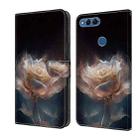 For Honor 9 Lite Crystal Painted Leather Phone case(Peony) - 1