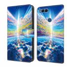 For Honor 9 Lite Crystal Painted Leather Phone case(Colorful Sky) - 1