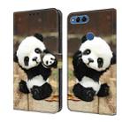 For Honor 9 Lite Crystal Painted Leather Phone case(Panda) - 1