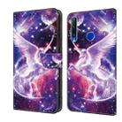 For Honor 20 lite/10 Lite Crystal Painted Leather Phone case(Unicorn) - 1