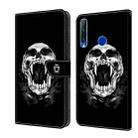 For Honor 20 lite/10 Lite Crystal Painted Leather Phone case(Skull) - 1