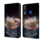 For Honor 20 lite/10 Lite Crystal Painted Leather Phone case(Peony) - 1