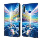 For Honor 20 lite/10 Lite Crystal Painted Leather Phone case(Colorful Sky) - 1