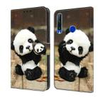 For Honor 20 lite/10 Lite Crystal Painted Leather Phone case(Panda) - 1