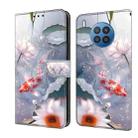 For Honor 50 Lite Crystal Painted Leather Phone case(Koi) - 1