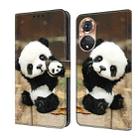 For Honor 50 Crystal Painted Leather Phone case(Panda) - 1