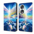 For Honor 90 Crystal Painted Leather Phone case(Colorful Sky) - 1