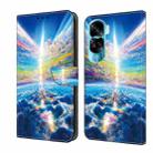 For Honor 90 Lite Crystal Painted Leather Phone case(Colorful Sky) - 1