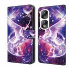 For Honor 90 Pro Crystal Painted Leather Phone case(Unicorn) - 1