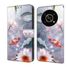 For Honor X9 4G/5G/X30/Magic4 Lite Crystal Painted Leather Phone case(Koi) - 1