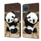 For Samsung Galaxy A42 5G/M42 5G Crystal Painted Leather Phone case(Panda) - 1