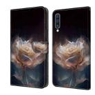 For Samsung Galaxy A50/A50s/A30s Crystal Painted Leather Phone case(Peony) - 1