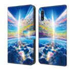 For Samsung Galaxy A50/A50s/A30s Crystal Painted Leather Phone case(Colorful Sky) - 1