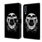 For Samsung Galaxy A70/A70s Crystal Painted Leather Phone case(Skull) - 1