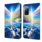 For Samsung Galaxy S20 FE 4G/5G Crystal Painted Leather Phone case(Colorful Sky) - 1