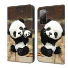 For Samsung Galaxy S20 FE 4G/5G Crystal Painted Leather Phone case(Panda) - 1