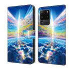 For Samsung Galaxy S20 Ultra Crystal Painted Leather Phone case(Colorful Sky) - 1