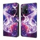 For Xiaomi 11T Pro Crystal Painted Leather Phone case(Unicorn) - 1