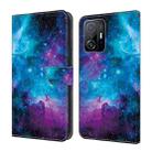 For Xiaomi 11T Pro Crystal Painted Leather Phone case(Starry Sky) - 1